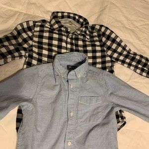 Boys Button Ups, Long Sleeved.